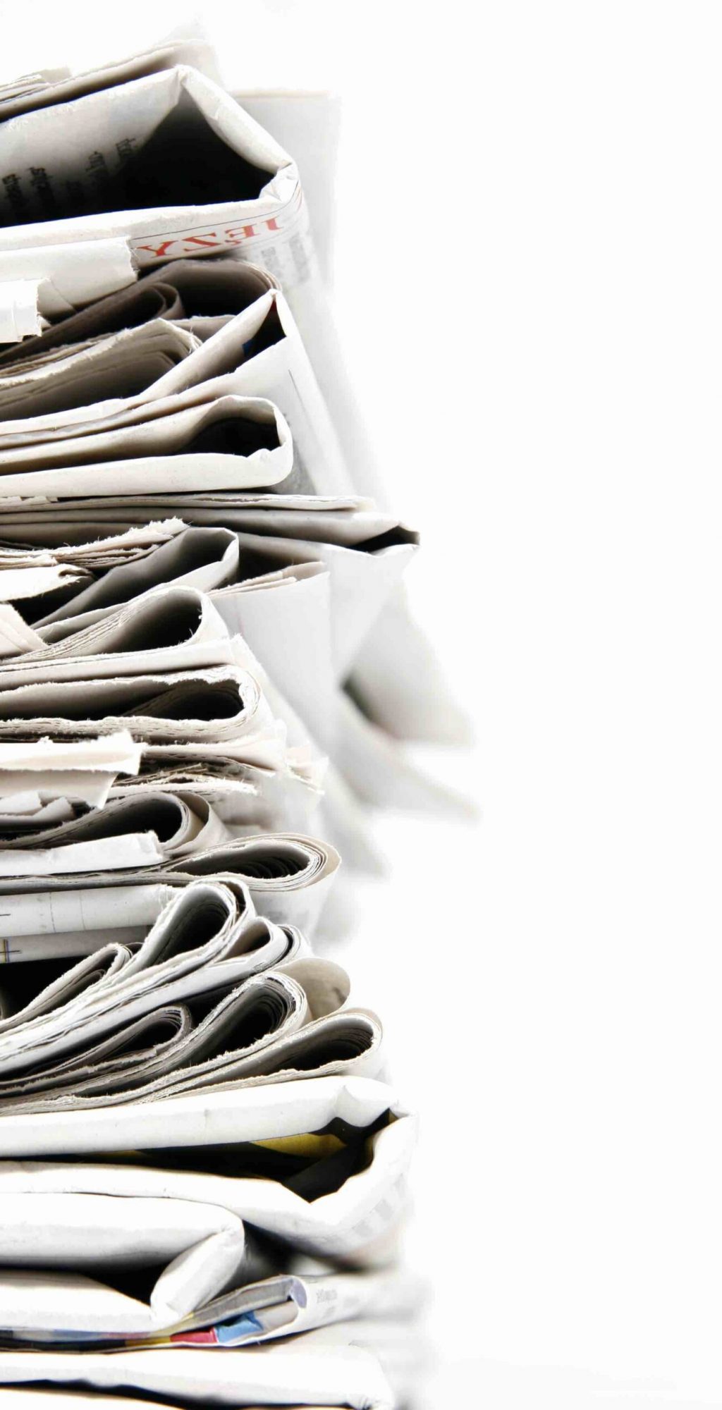 Stack of newspapers Stack of newspapers